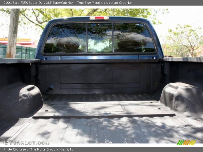 True Blue Metallic / Medium Graphite 2001 Ford F350 Super Duty XLT SuperCab 4x4