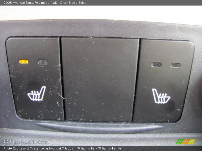 Silver Blue / Beige 2008 Hyundai Santa Fe Limited 4WD
