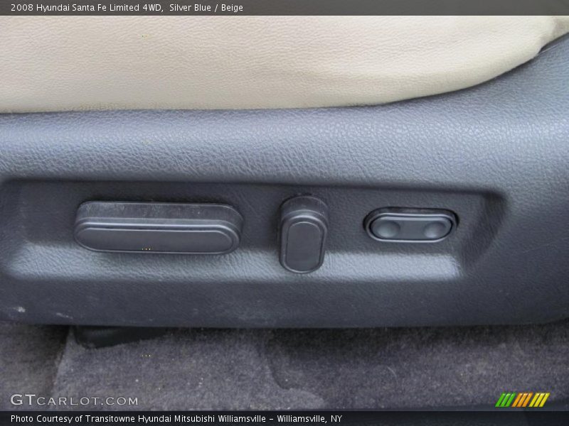 Silver Blue / Beige 2008 Hyundai Santa Fe Limited 4WD