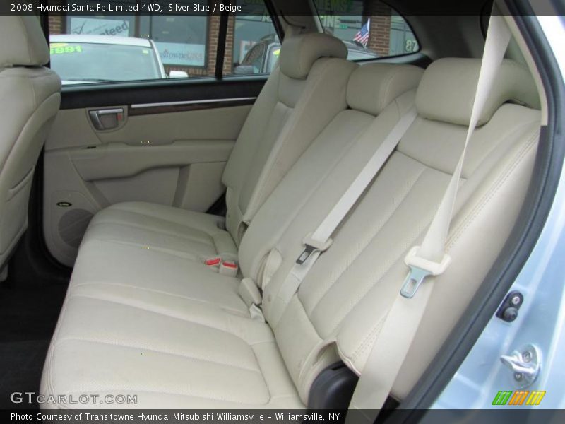 Silver Blue / Beige 2008 Hyundai Santa Fe Limited 4WD