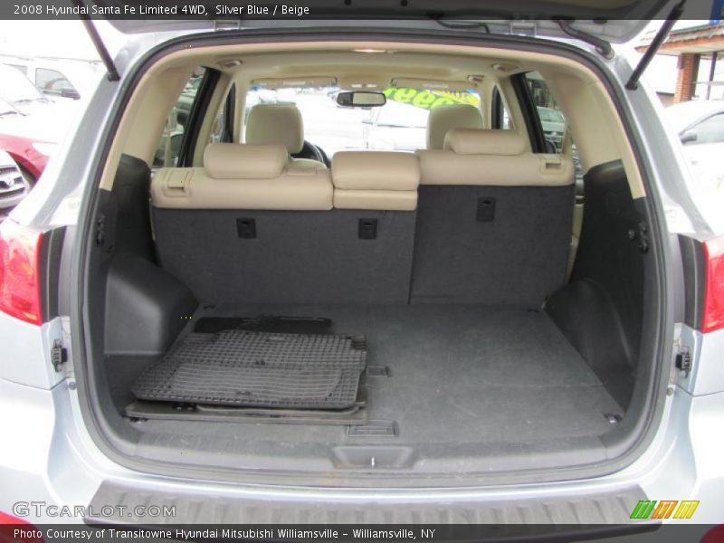 Silver Blue / Beige 2008 Hyundai Santa Fe Limited 4WD