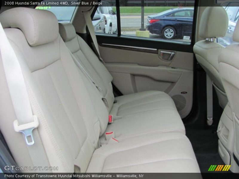 Silver Blue / Beige 2008 Hyundai Santa Fe Limited 4WD