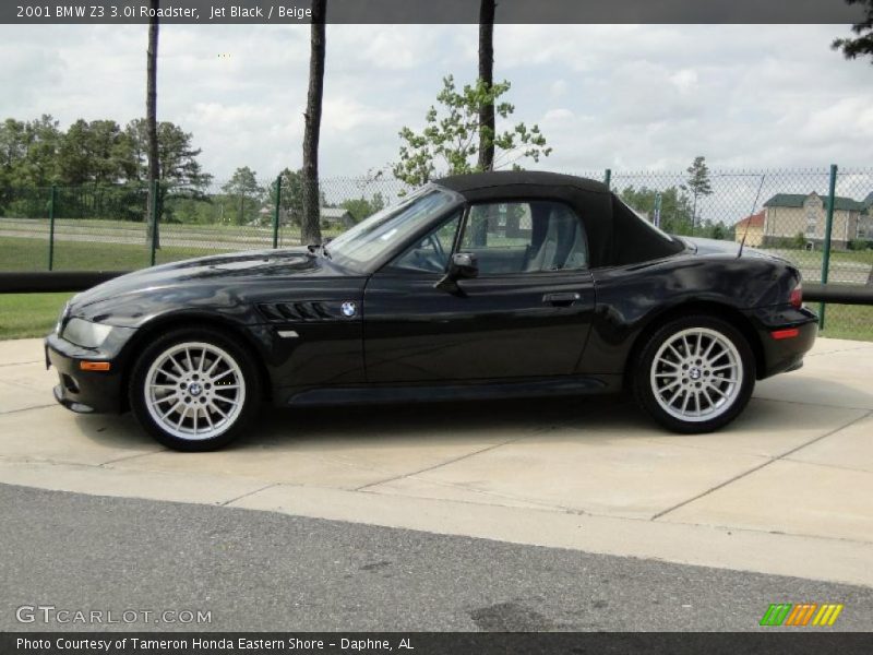 Jet Black / Beige 2001 BMW Z3 3.0i Roadster