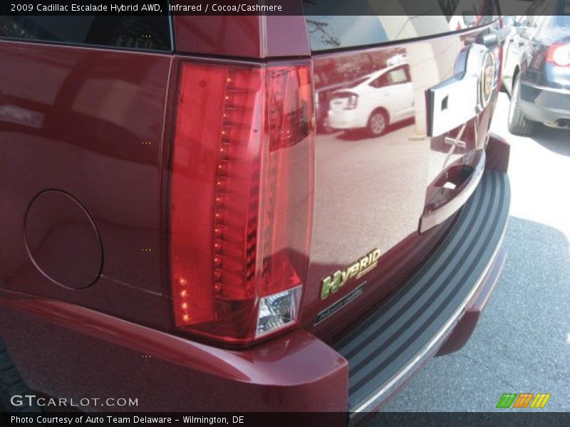 Infrared / Cocoa/Cashmere 2009 Cadillac Escalade Hybrid AWD