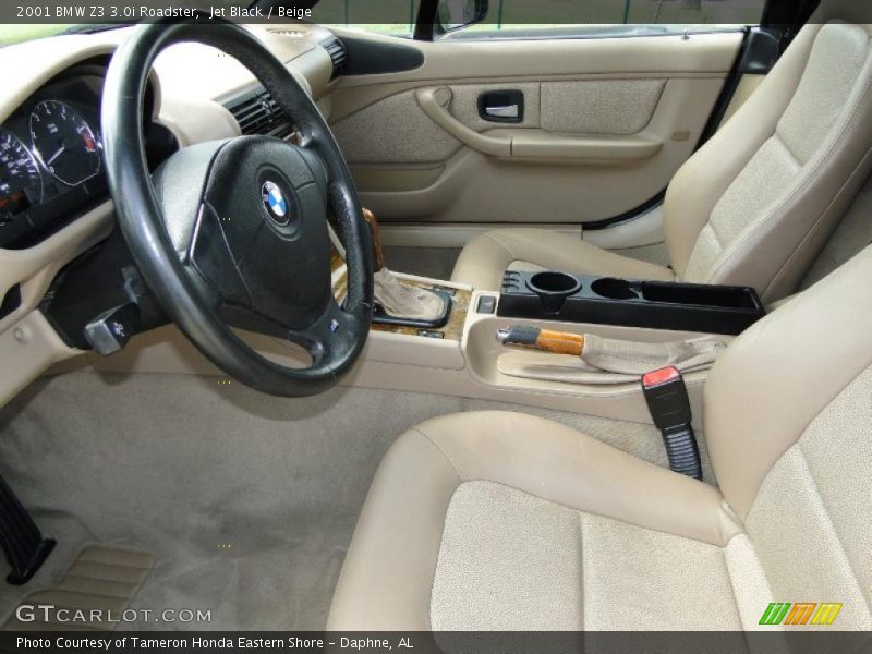  2001 Z3 3.0i Roadster Beige Interior