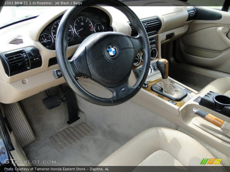  2001 Z3 3.0i Roadster Beige Interior
