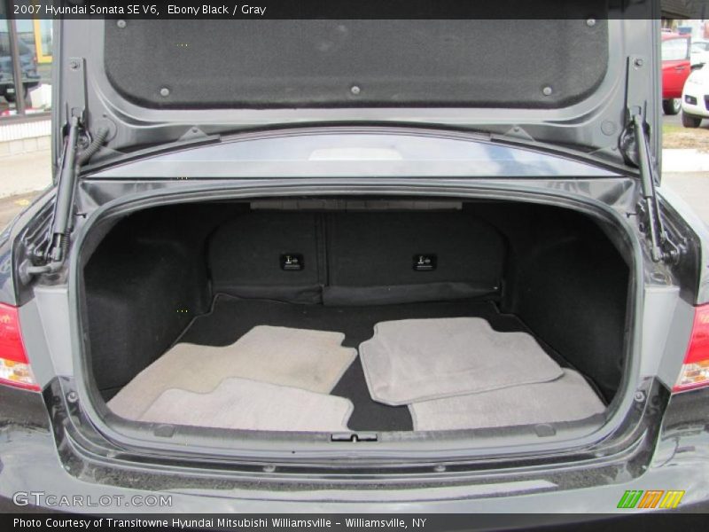 Ebony Black / Gray 2007 Hyundai Sonata SE V6
