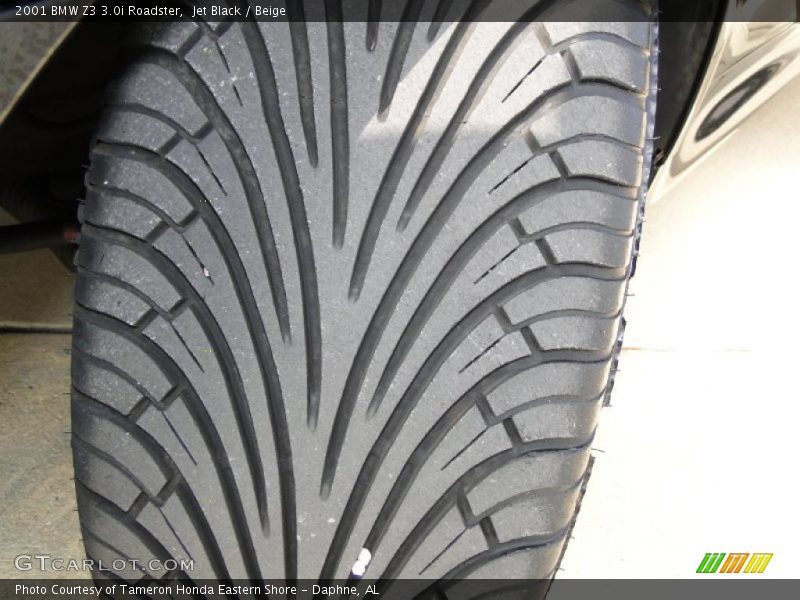 Jet Black / Beige 2001 BMW Z3 3.0i Roadster