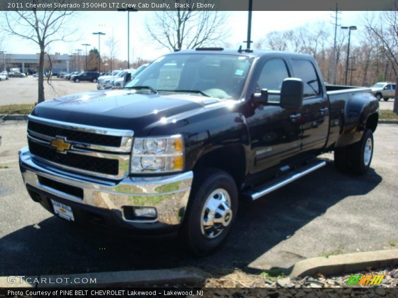 Black / Ebony 2011 Chevrolet Silverado 3500HD LTZ Crew Cab Dually