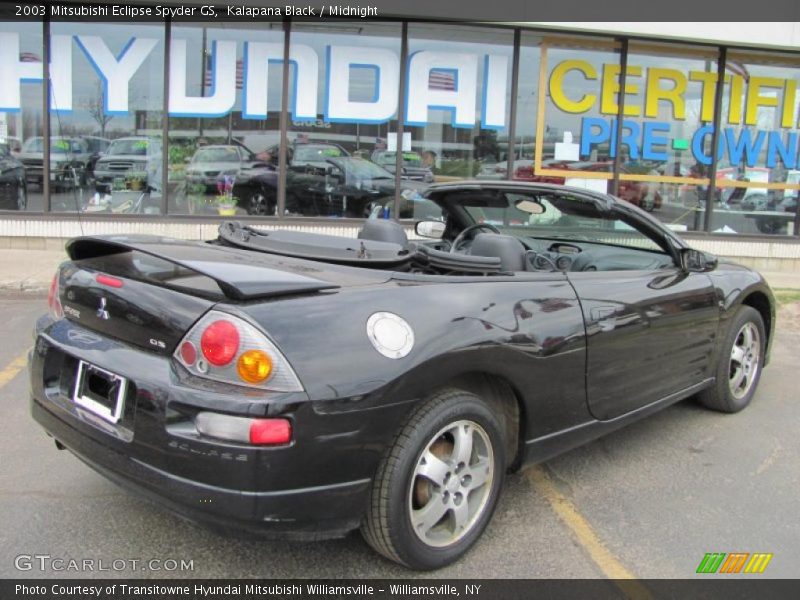 Kalapana Black / Midnight 2003 Mitsubishi Eclipse Spyder GS