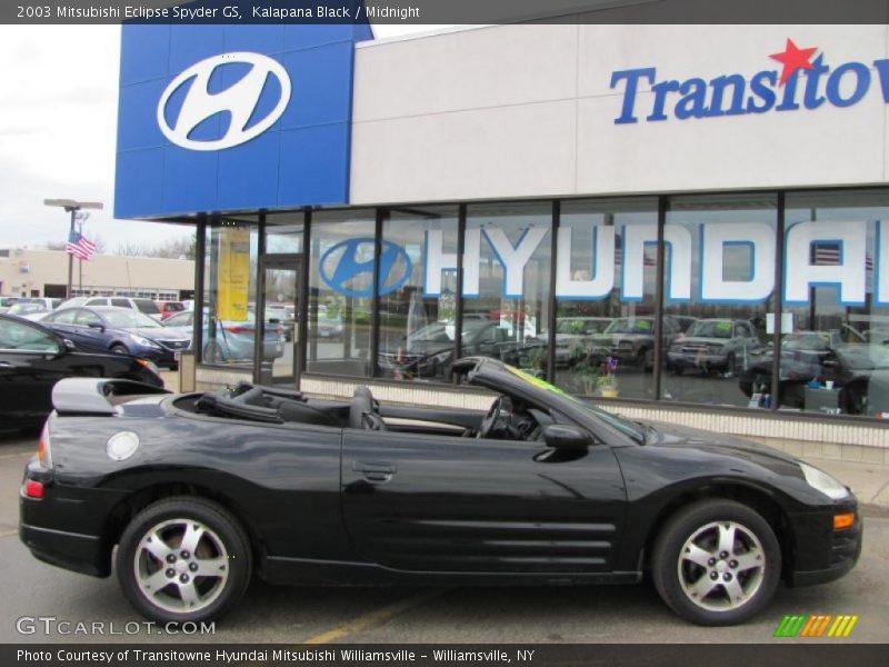 Kalapana Black / Midnight 2003 Mitsubishi Eclipse Spyder GS