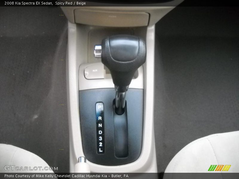 Spicy Red / Beige 2008 Kia Spectra EX Sedan