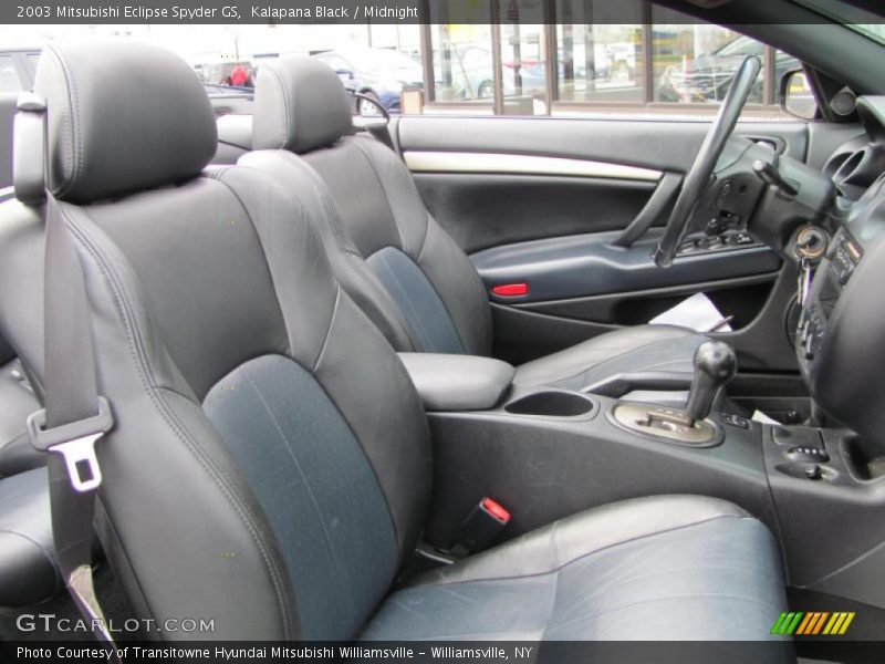  2003 Eclipse Spyder GS Midnight Interior
