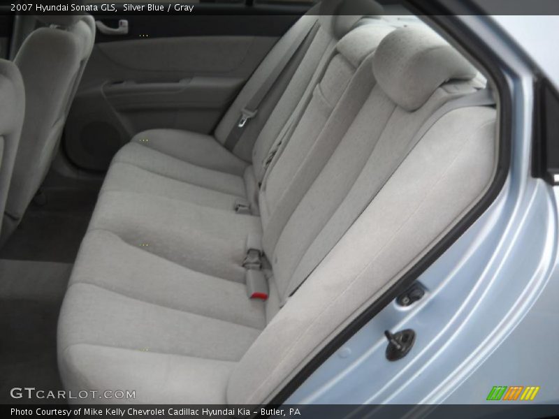Silver Blue / Gray 2007 Hyundai Sonata GLS