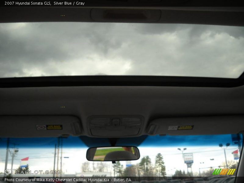 Silver Blue / Gray 2007 Hyundai Sonata GLS