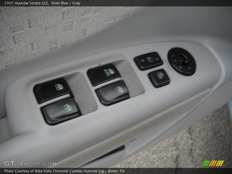 Silver Blue / Gray 2007 Hyundai Sonata GLS