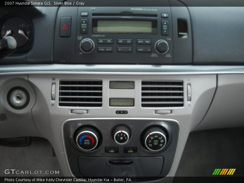 Silver Blue / Gray 2007 Hyundai Sonata GLS