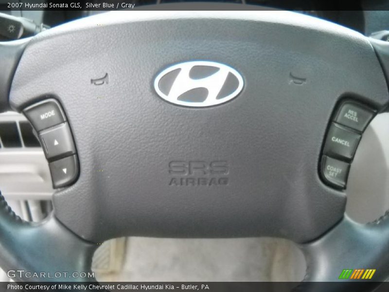 Silver Blue / Gray 2007 Hyundai Sonata GLS
