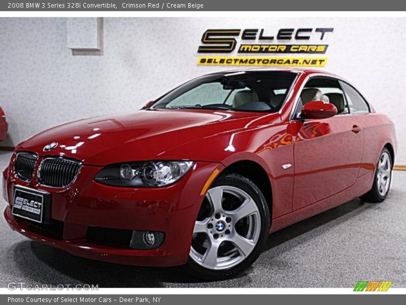 Crimson Red / Cream Beige 2008 BMW 3 Series 328i Convertible