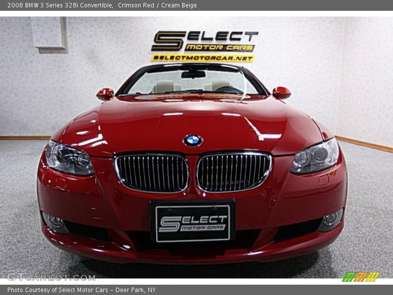 Crimson Red / Cream Beige 2008 BMW 3 Series 328i Convertible