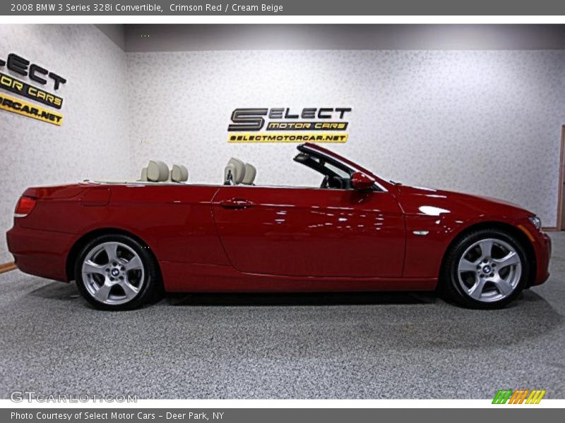 Crimson Red / Cream Beige 2008 BMW 3 Series 328i Convertible