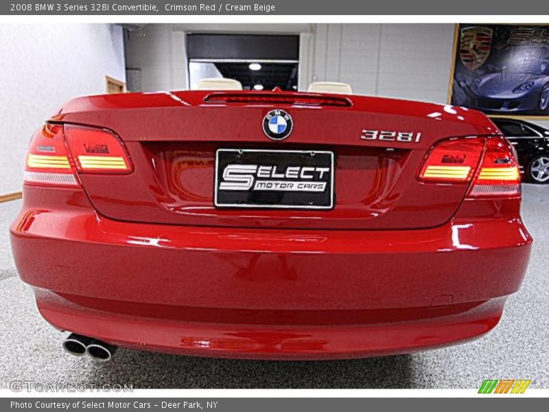Crimson Red / Cream Beige 2008 BMW 3 Series 328i Convertible