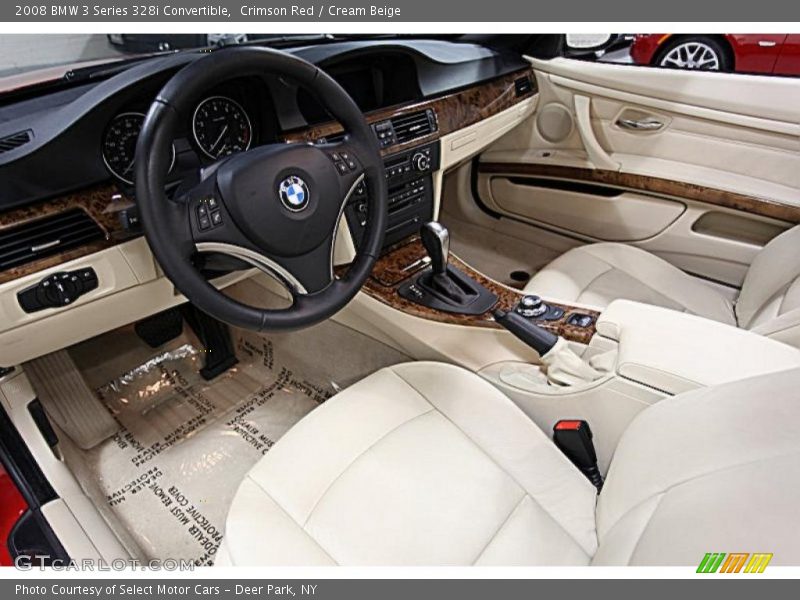Crimson Red / Cream Beige 2008 BMW 3 Series 328i Convertible