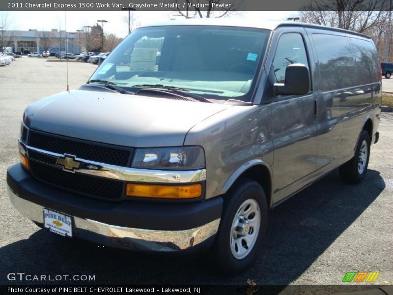 Graystone Metallic / Medium Pewter 2011 Chevrolet Express 1500 Work Van