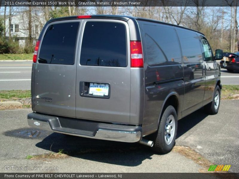 Graystone Metallic / Medium Pewter 2011 Chevrolet Express 1500 Work Van