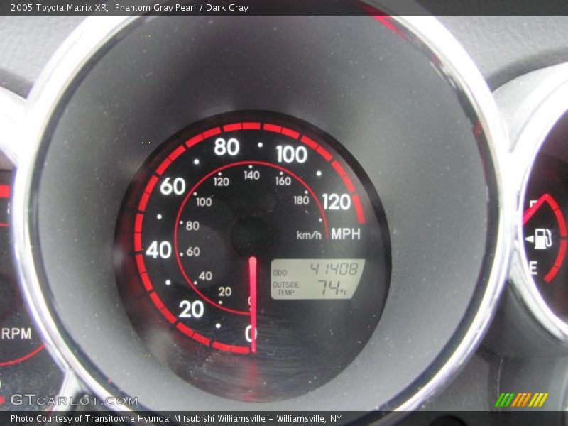 Phantom Gray Pearl / Dark Gray 2005 Toyota Matrix XR