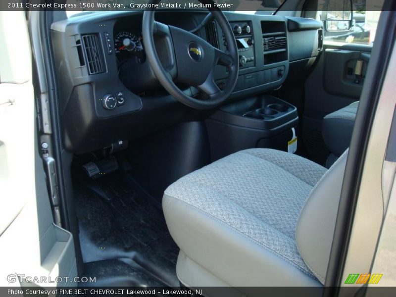 Graystone Metallic / Medium Pewter 2011 Chevrolet Express 1500 Work Van