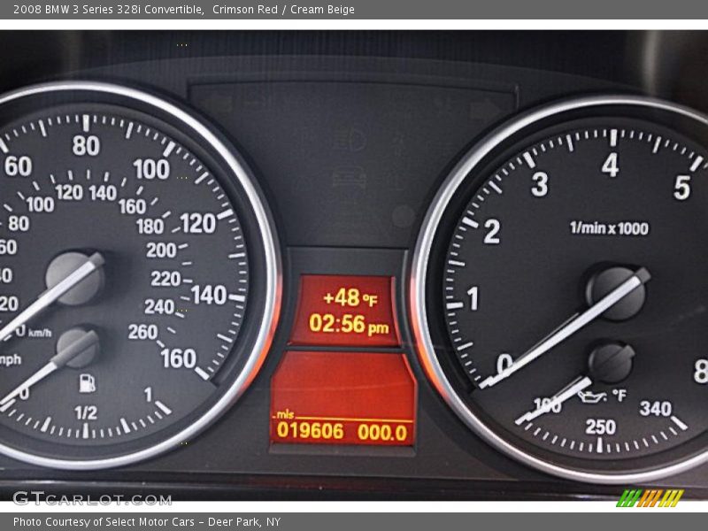 Crimson Red / Cream Beige 2008 BMW 3 Series 328i Convertible