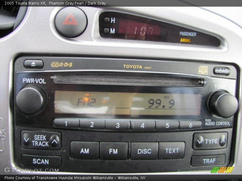Phantom Gray Pearl / Dark Gray 2005 Toyota Matrix XR