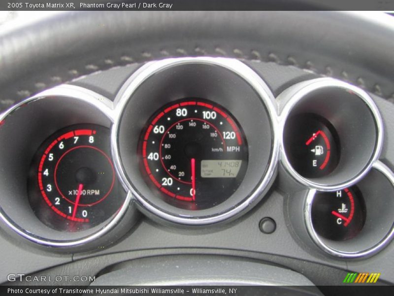 Phantom Gray Pearl / Dark Gray 2005 Toyota Matrix XR