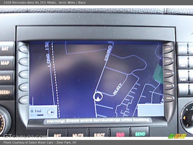 Arctic White / Black 2008 Mercedes-Benz ML 350 4Matic