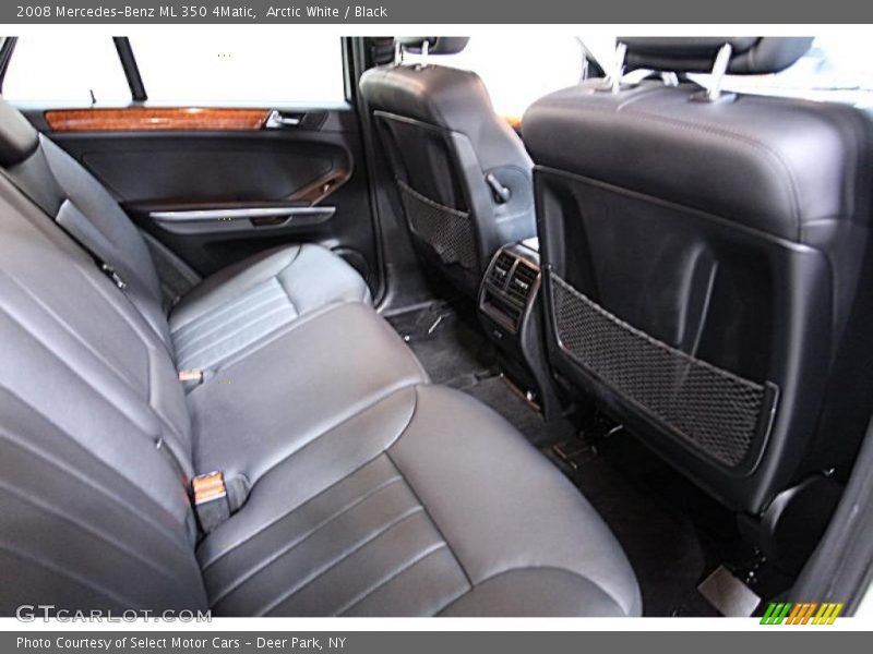 Arctic White / Black 2008 Mercedes-Benz ML 350 4Matic