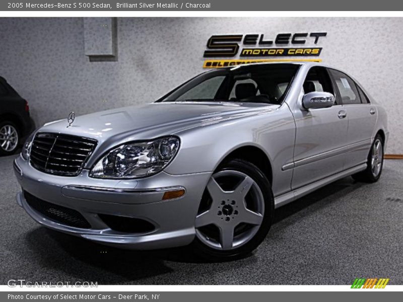 Brilliant Silver Metallic / Charcoal 2005 Mercedes-Benz S 500 Sedan