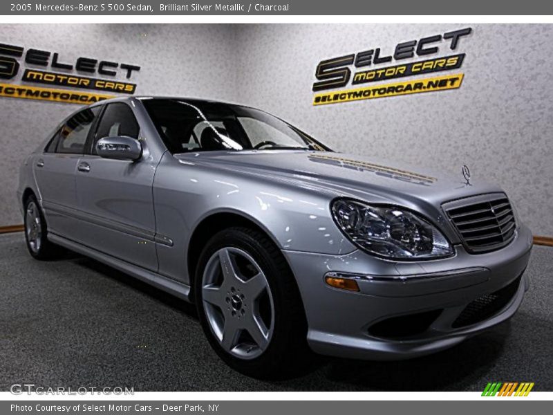 Brilliant Silver Metallic / Charcoal 2005 Mercedes-Benz S 500 Sedan