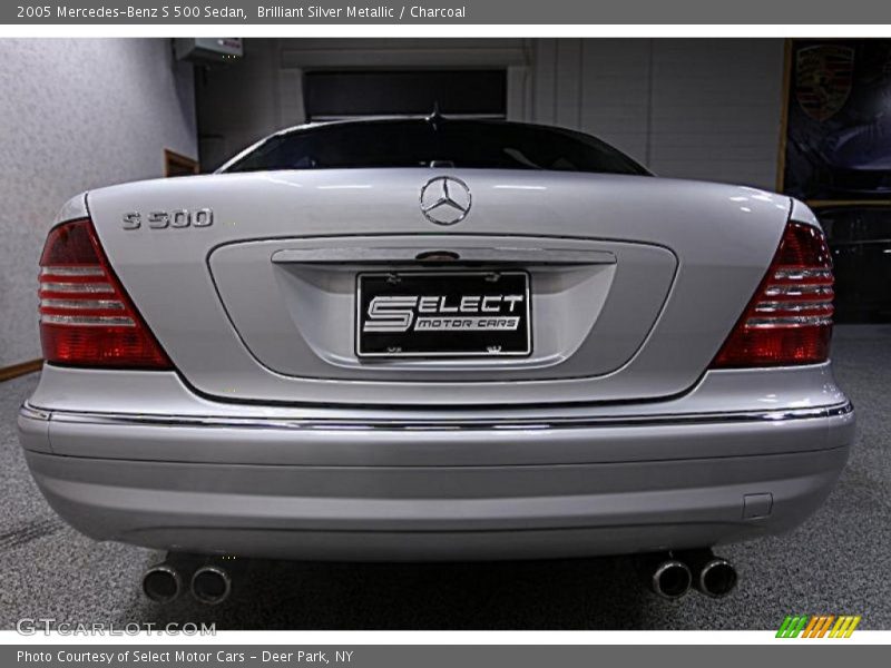 Brilliant Silver Metallic / Charcoal 2005 Mercedes-Benz S 500 Sedan
