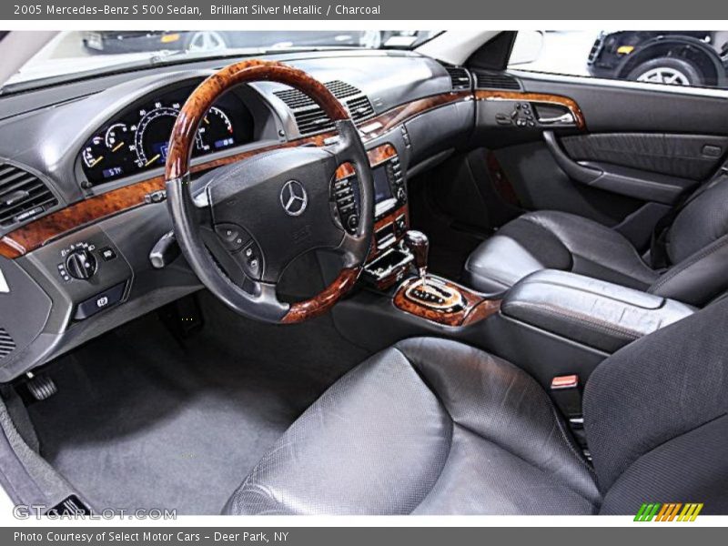 Brilliant Silver Metallic / Charcoal 2005 Mercedes-Benz S 500 Sedan