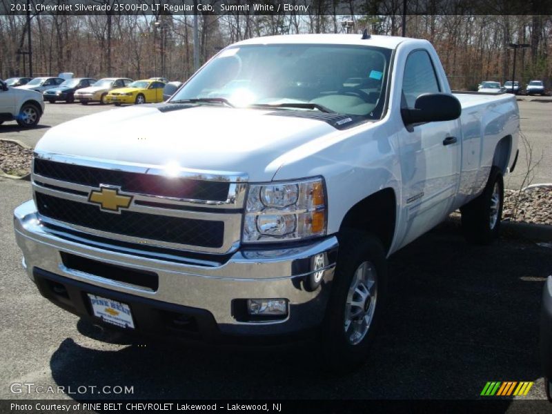 Summit White / Ebony 2011 Chevrolet Silverado 2500HD LT Regular Cab
