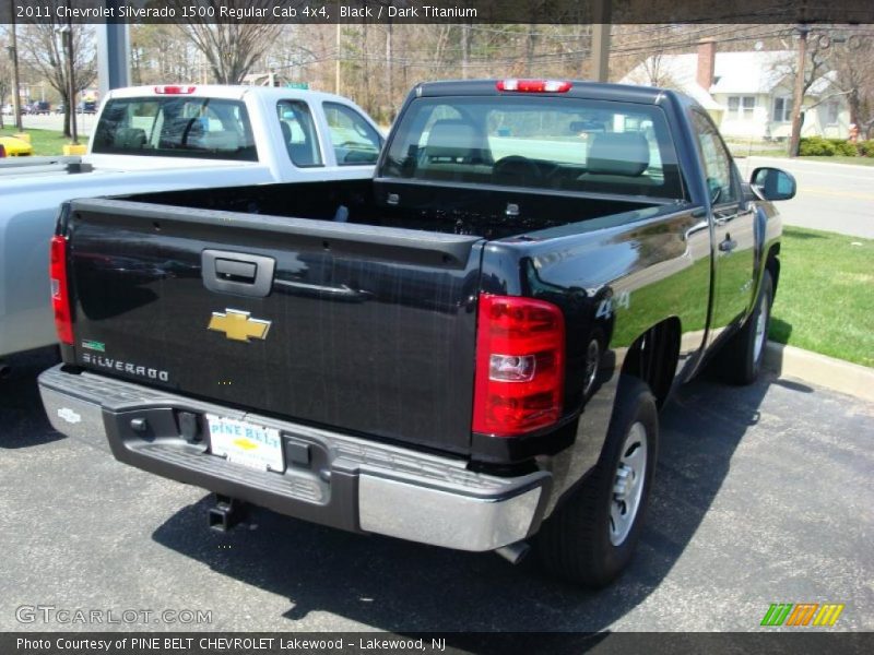 Black / Dark Titanium 2011 Chevrolet Silverado 1500 Regular Cab 4x4