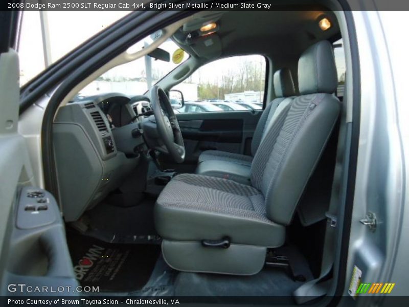 Bright Silver Metallic / Medium Slate Gray 2008 Dodge Ram 2500 SLT Regular Cab 4x4