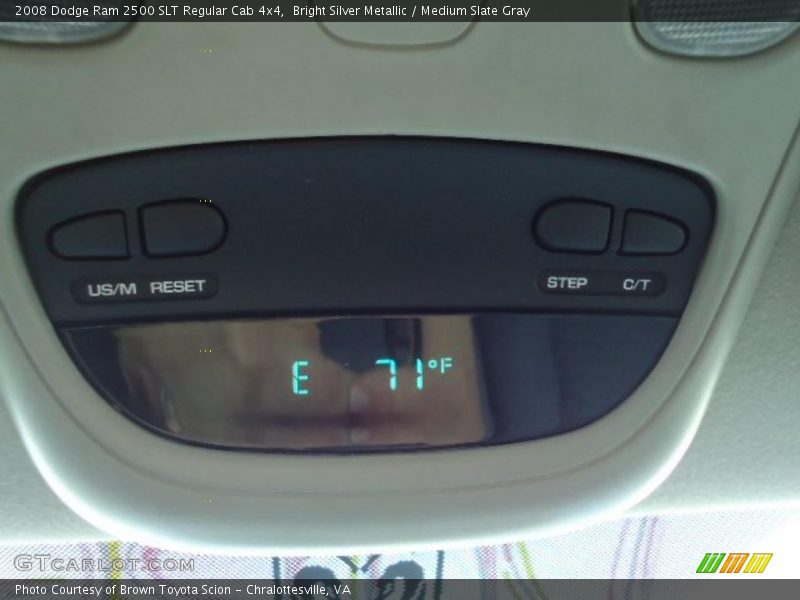 Bright Silver Metallic / Medium Slate Gray 2008 Dodge Ram 2500 SLT Regular Cab 4x4