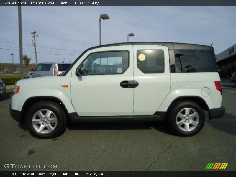  2009 Element EX AWD Omni Blue Pearl