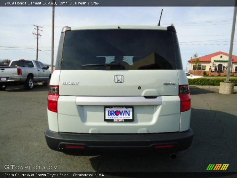 Omni Blue Pearl / Gray 2009 Honda Element EX AWD