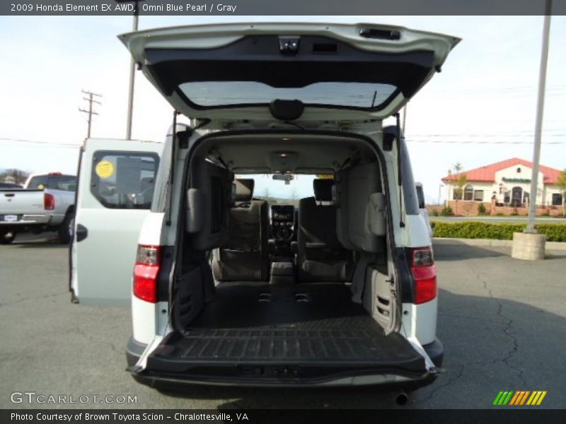 Omni Blue Pearl / Gray 2009 Honda Element EX AWD