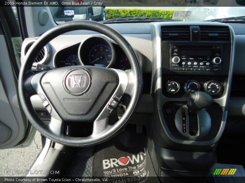 Omni Blue Pearl / Gray 2009 Honda Element EX AWD