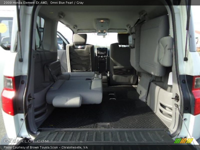  2009 Element EX AWD Gray Interior