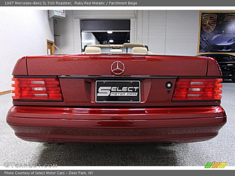 Ruby Red Metallic / Parchment Beige 1997 Mercedes-Benz SL 500 Roadster